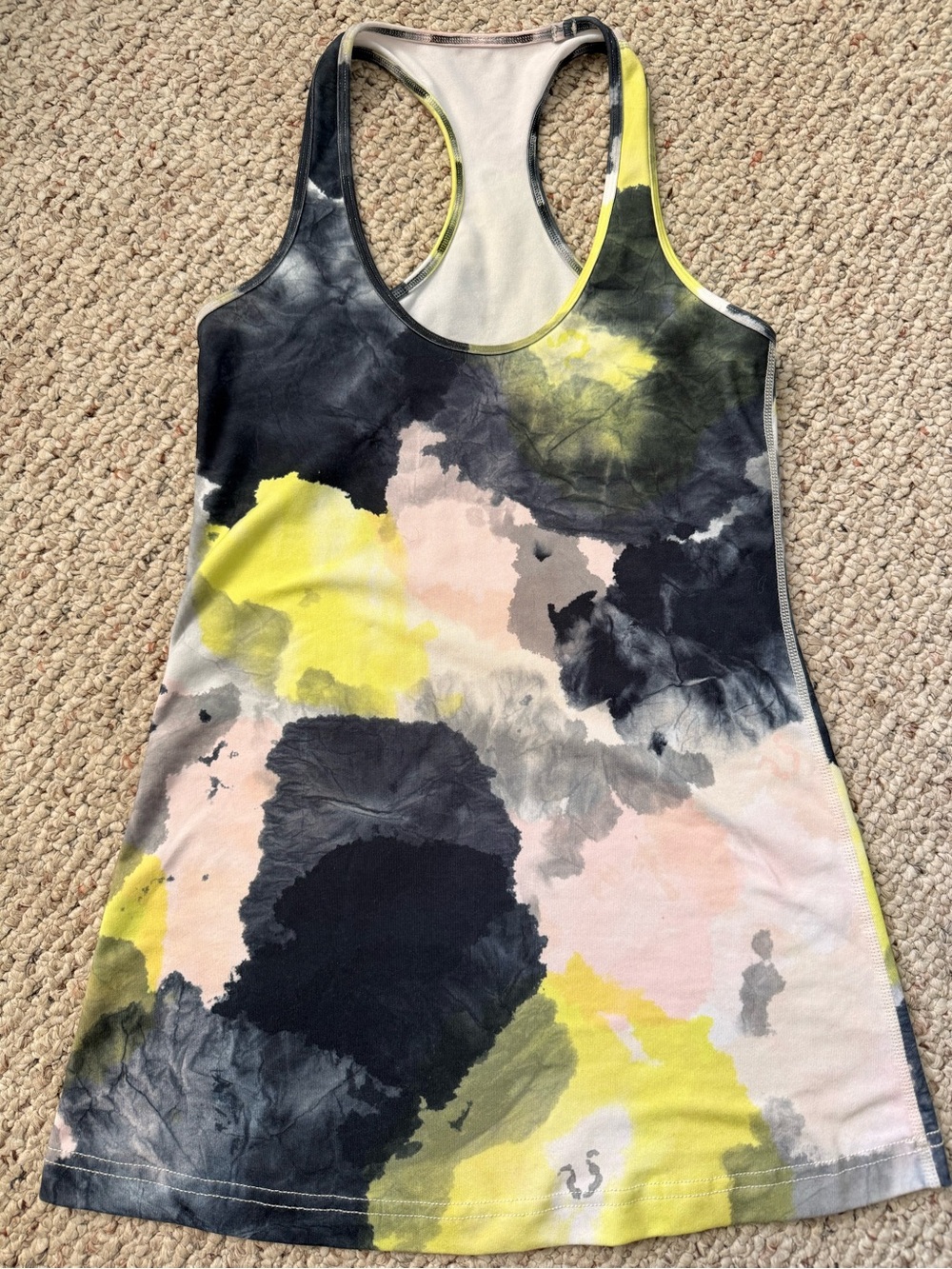 Lululemon Cool Racerback Tank Citron Tinted Canvas